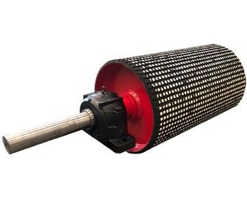 Cinturão transportador cerâmico retardado Polia antiderrapagem resistente ao desgaste para sistemas de mineração
