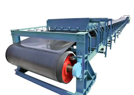Mineração e cimento Sistemas de transporte por correia de carga pesada Manuseio de material a granel